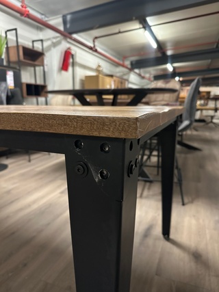 Eetkamertafel mango rechthoek Lina 180cm, naturel